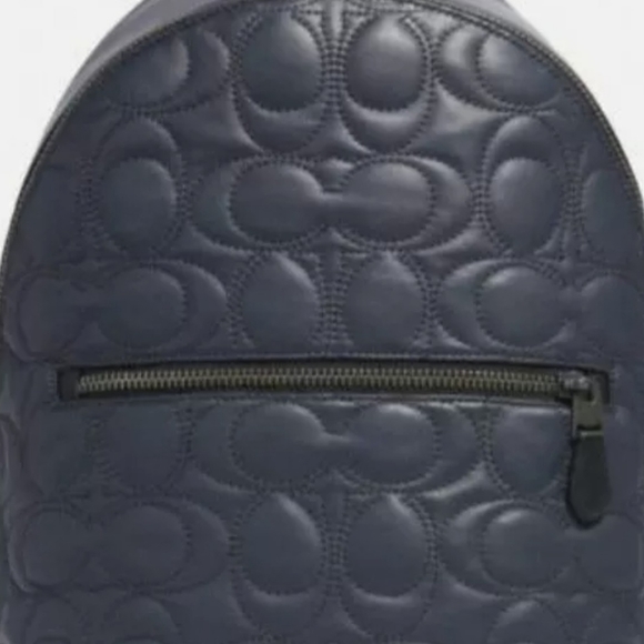 Coach Signature Leather Designer BACKPACK bag - Picture 4 of 11